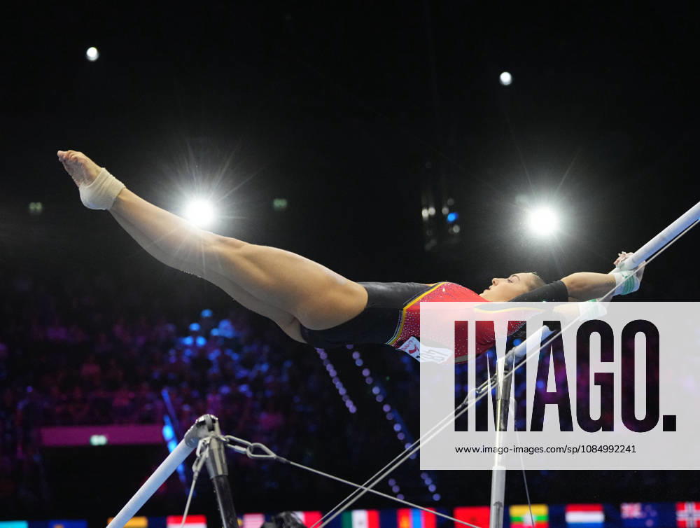 Helen Kevric of Germany wins silver in the floor exercise during the Artistic Gymnastics competition on Day 8 of the World Championships at Ahoy in Rotterdam, Netherlands, on October 24, 2026. DeFodi Images