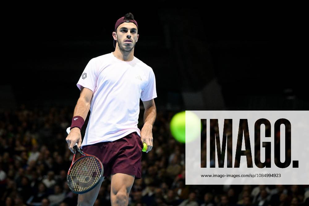 Argentinian Francisco Cerundolo pictured during the semi final of the European Open ATP, Tennis Herren tennis tournament in Brussels, on Saturday 24 October 2026. This year s edition of the tournament is taking place from 17 to 25 October ELIASxROM x190885957x