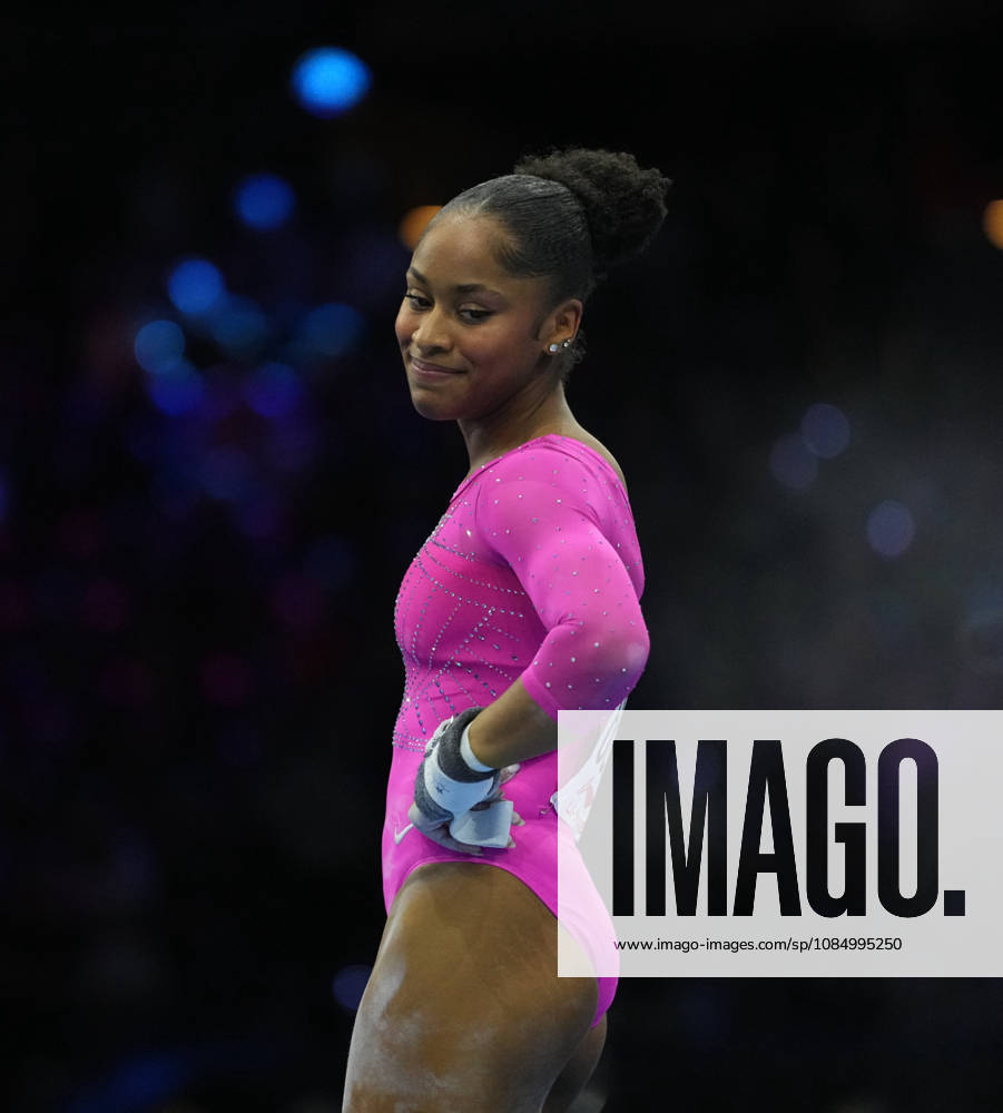 Skye Blakely of the U.S. on the uneven bars during the artistic gymnastics competition on Day 8 of the World Championships at Ahoy in Rotterdam, Netherlands, on October 24, 2026. DeFodi Images