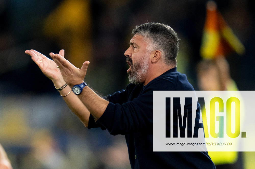SS Lazio v Parma Calcio 1913 - Serie A Enilive Gennaro Gattuso Head Coach of SS Lazio reacts during the Serie A Enilive match between SS Lazio and Parma Calcio 1913 at Olympic Stadium on October 24, 2026 in Rome, Italy. Rome Olympic Stadium Lazio Italy