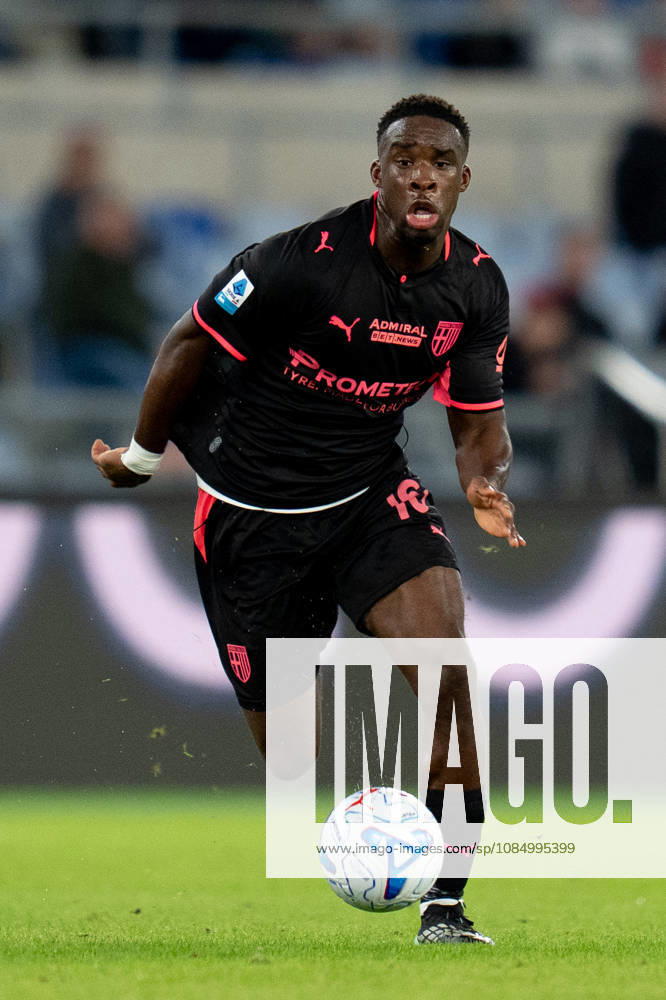 SS Lazio v Parma Calcio 1913 - Serie A Enilive Mandela Keita of Parma Calcio 1913 in action during the Serie A Enilive match between SS Lazio and Parma Calcio 1913 at Olympic Stadium on October 24, 2026 in Rome, Italy. Rome Olympic Stadium Lazio Italy
