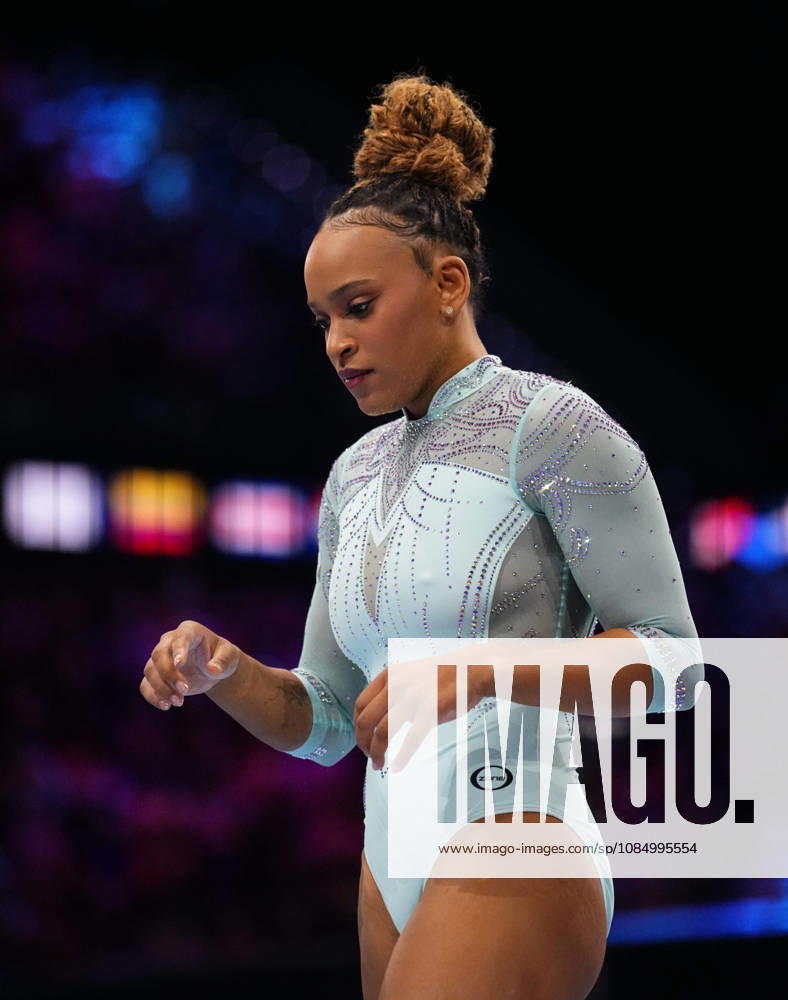 Rebeca Andrade of Brazil on the vault during the artistic gymnastics competition on Day 8 of the World Championships at Ahoy in Rotterdam, Netherlands, on October 24, 2026. DeFodi Images
