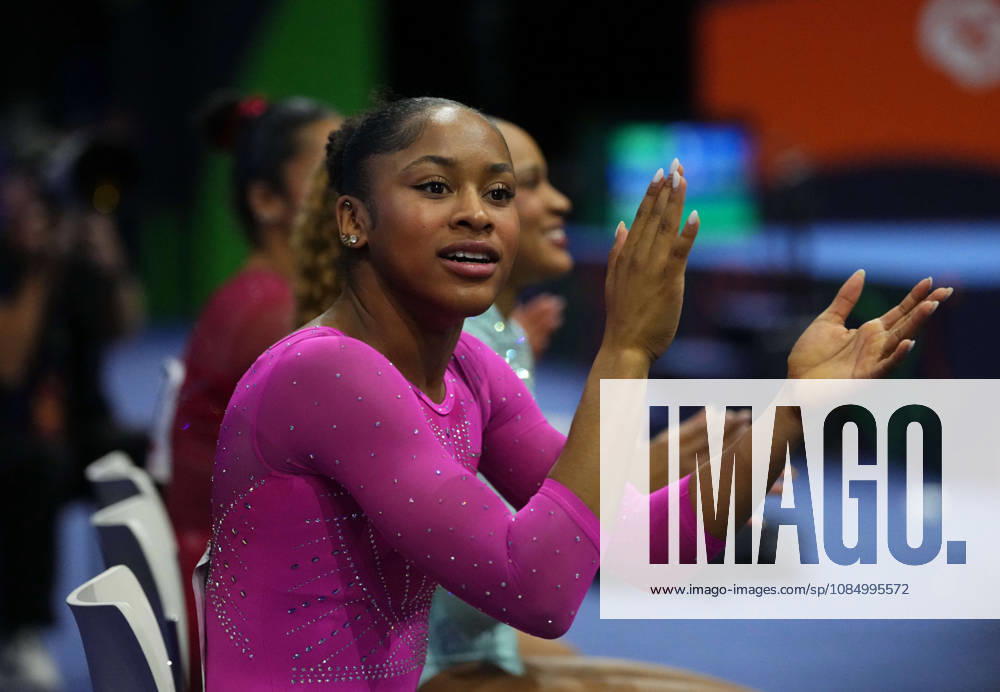Skye Blakely of the U.S. on the vault during the artistic gymnastics competition on Day 8 of the World Championships at Ahoy in Rotterdam, Netherlands, on October 24, 2026. DeFodi Images