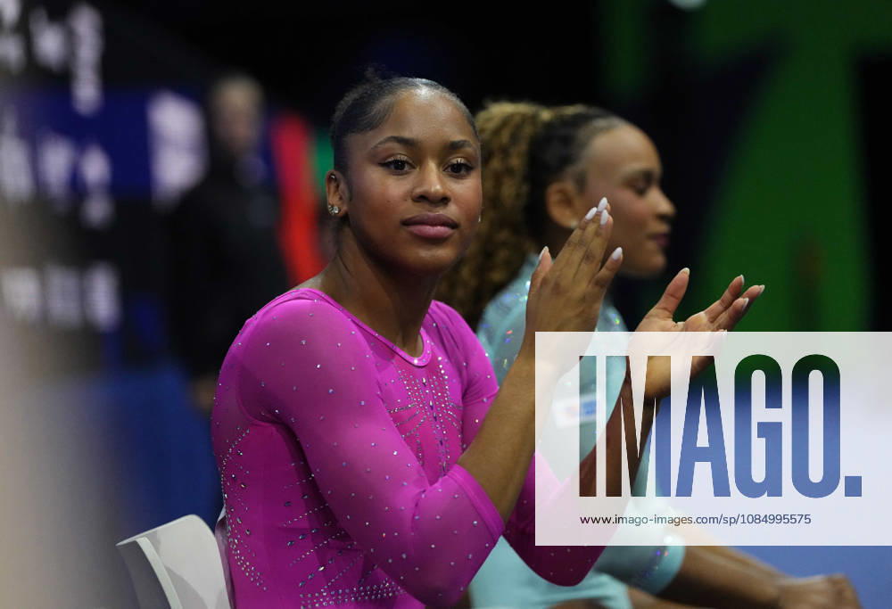 Skye Blakely of the U.S. on the vault during the artistic gymnastics competition on Day 8 of the World Championships at Ahoy in Rotterdam, Netherlands, on October 24, 2026. DeFodi Images