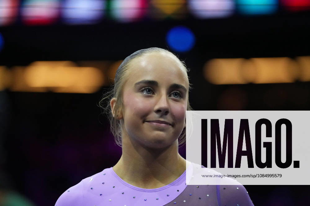 Reese Esponda of the U.S. on the vault during the artistic gymnastics competition on Day 8 of the World Championships at Ahoy in Rotterdam, Netherlands, on October 24, 2026. DeFodi Images