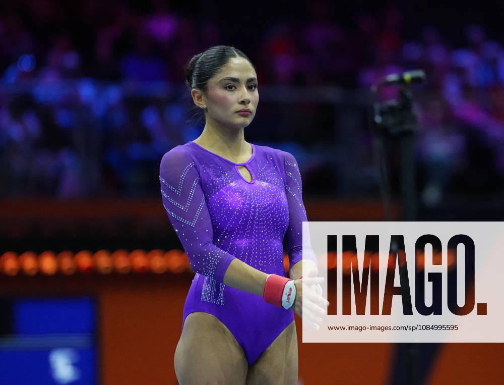 Victoria Mata of Mexico at Vault during the Artistic Gymnastics competition on Day 8 of the World Championships at Ahoy, Rotterdam, Netherlands, on October 24, 2026. DeFodi Images