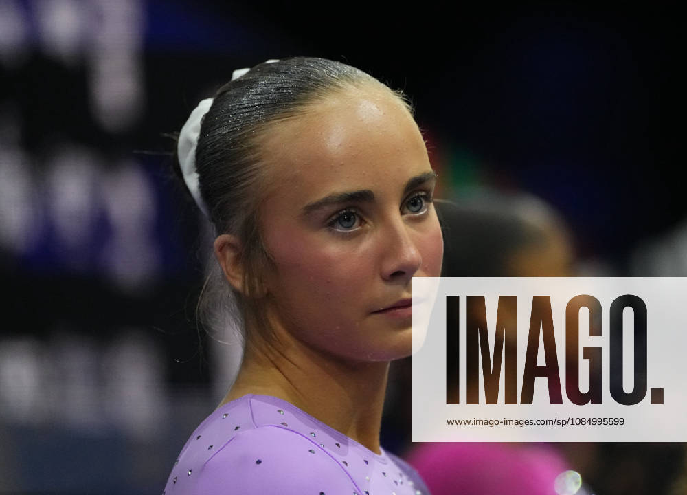 Reese Esponda of the U.S. on the vault during the artistic gymnastics competition on Day 8 of the World Championships at Ahoy in Rotterdam, Netherlands, on October 24, 2026. DeFodi Images