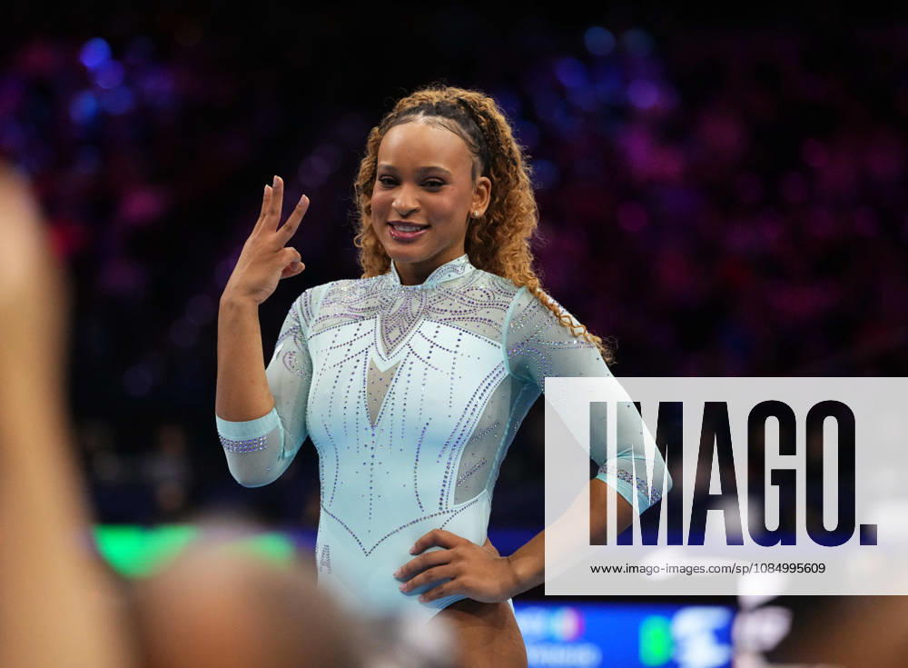 Rebeca Andrade of Brazil on the vault during the artistic gymnastics competition on Day 8 of the World Championships at Ahoy in Rotterdam, Netherlands, on October 24, 2026. DeFodi Images