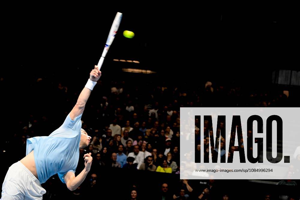 Dutch Tallon Griekspoor pictured in action during the semi final of the European Open ATP, Tennis Herren tennis tournament in Brussels, on Saturday 24 October 2026. This year s edition of the tournament is taking place from 17 to 25 October ELIASxROM x190895207x