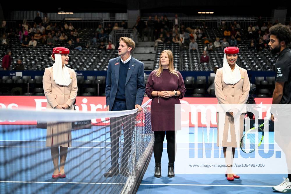 Coin toss before the semi final between Fils and Struff of the European Open ATP, Tennis Herren tennis tournament in Brussels, on Saturday 24 October 2026. This year s edition of the tournament is taking place from 17 to 25 October ELIASxROM x190911331x