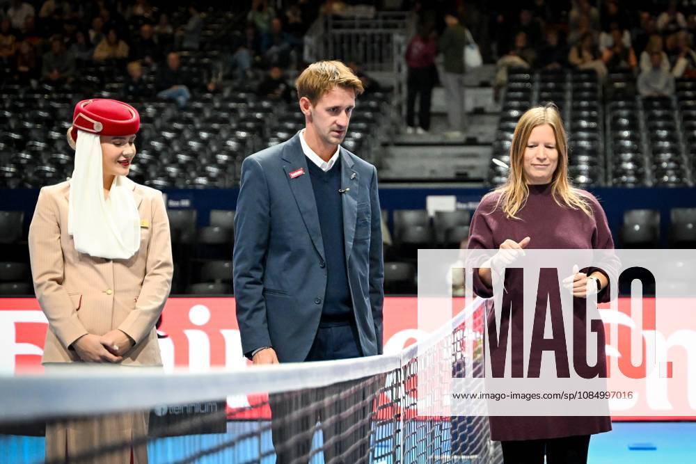 Coin toss before the semi final between Fils and Struff of the European Open ATP, Tennis Herren tennis tournament in Brussels, on Saturday 24 October 2026. This year s edition of the tournament is taking place from 17 to 25 October ELIASxROM x190911403x