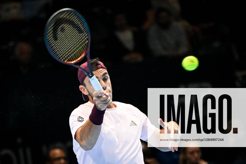 Argentinian Francisco Cerundolo pictured in action during of the European Open ATP, Tennis Herren tennis tournament in Brussels, on Saturday 24 October 2026. This year s edition of the tournament is taking place from 17 to 25 October ELIASxROM x190919285x