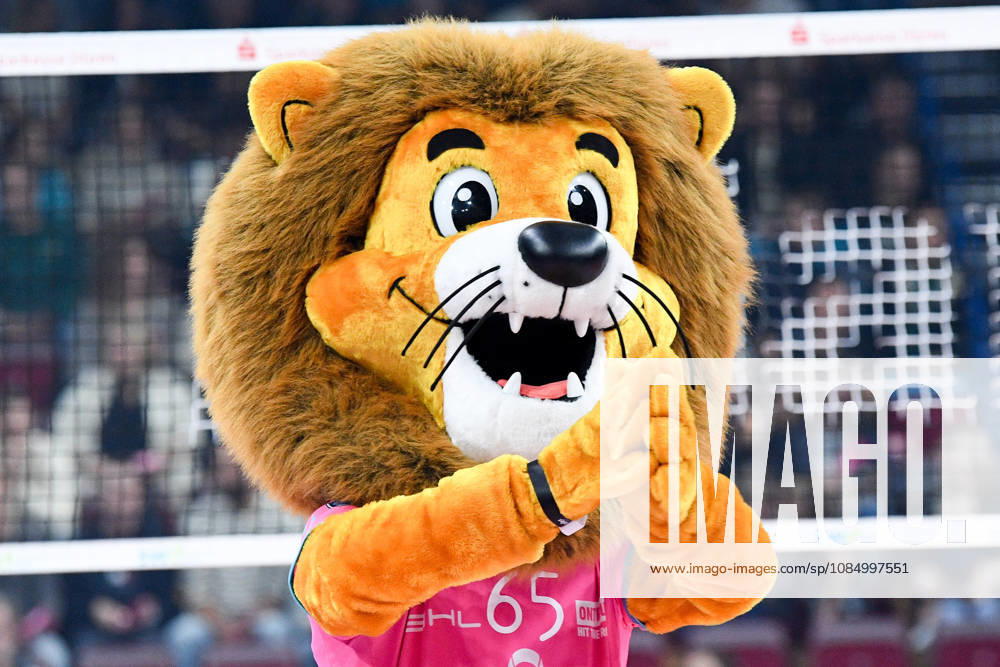Wolly, the Powervolleys Düren Mascot, Mascot, Good-Luck Charm, October 24, 2026, Düren, Germany, Volleyball, Men s Bundesliga 1, Regular Season, SWD Powervolleys Düren vs. WWK Volleys Munich