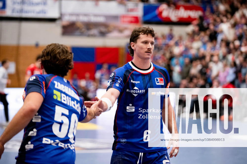 Mex Raguse, HBW Balingen Weilstetten, 06, visibly exhausted, HBW Balingen Weilstetten vs. MT Melsungen (GER), Opel 1 Handball Bundesliga, Championship, Matchday 10, 2026–2027 Season, October 24, 2026, Eibner Press Photo by Andreas Ulmer, HBW Balingen Weilstetten vs. MT Melsungen GER, Opel 1 Handball Bundesliga, Championship, Matchday 10, 2026–2027 Season, October 24, 2026, Balingen