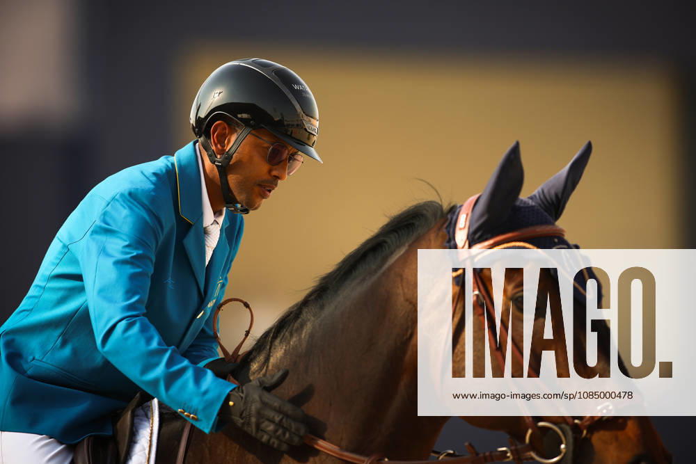 LONGINES Global Champions Tour - CAIRO 2026 Bassem Mohammed on Wathnan Rocket Man at the Grand Prix Equestrian show jumping by the Pymarids of Giza at Longines Global Champions Tour of Cairo Cairo Cairo EGYPT