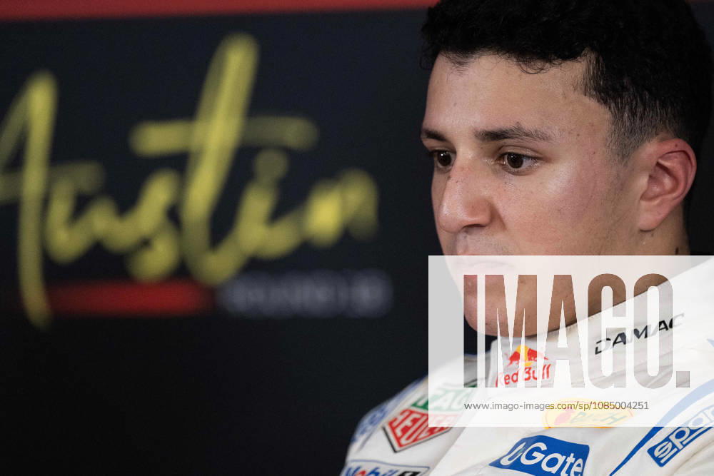 Isack Hadjar (6) with ORACLE Red Bull Racing F1 Team at press conference, PK, Pressekonferenz after Qualifying Session at the Formula 1 MSC Cruises United States Grand Prix, Circuit of the Americas. Austin, Texas. CSM Formula One 2026: Formula 1 MSC Cruises United States Grand Prix OCT 24 - ZUMAc04_ 20261024_faf_c04_045