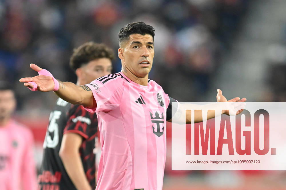 Harrison, New Jersey United States of America. 24 Oct, 2026. Inter Miami CF forward LUIS SUAREZ (9) in action at Sports Illustrated Stadium New York Red Bulls defeat Inter Miami CF 2 to 0. Credit: , Jr. Zuma Press MLS, Fussball Herren, USA 2026: New York Red Bulls 2:0 Inter Miami CF - ZUMAa301 20261024_aaf_a301_030
