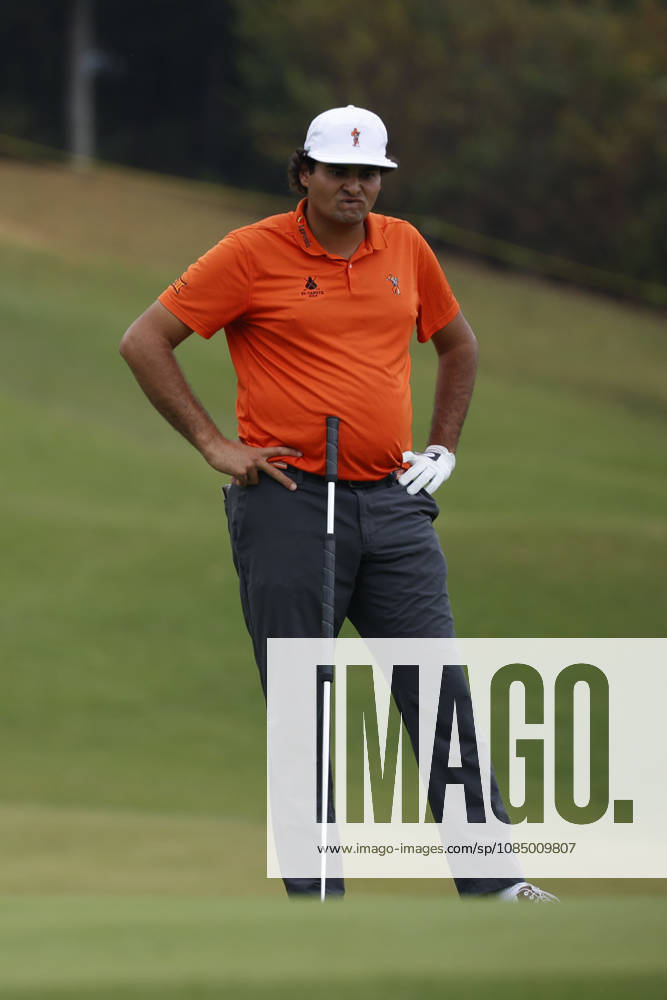 Oct 25, 2026-Cheonan, South Korea-Eugenio CHACARRA of Spain action on 9th Green during a DP World Tour Genesis Championship Final Round at Woo Jeong Hills CC in Cheonan, South Korea. DP Tour Genesis Championship Final Round - ZUMAr168 20261025_aap_r168_002