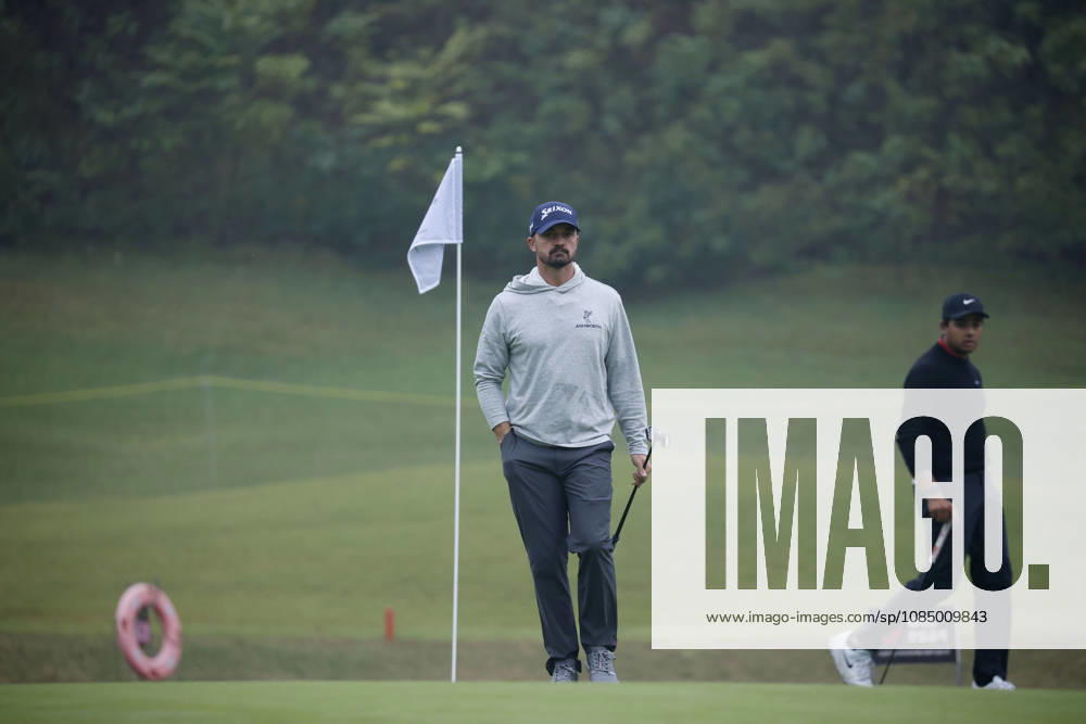 Oct 25, 2026-Cheonan, South Korea-Brandon ROBINSON THOMPSON of England action on 1th Green during a DP World Tour Genesis Championship Final Round at Woo Jeong Hills CC in Cheonan, South Korea. DP Tour Genesis Championship Final Round - ZUMAr168 20261025_aap_r168_019