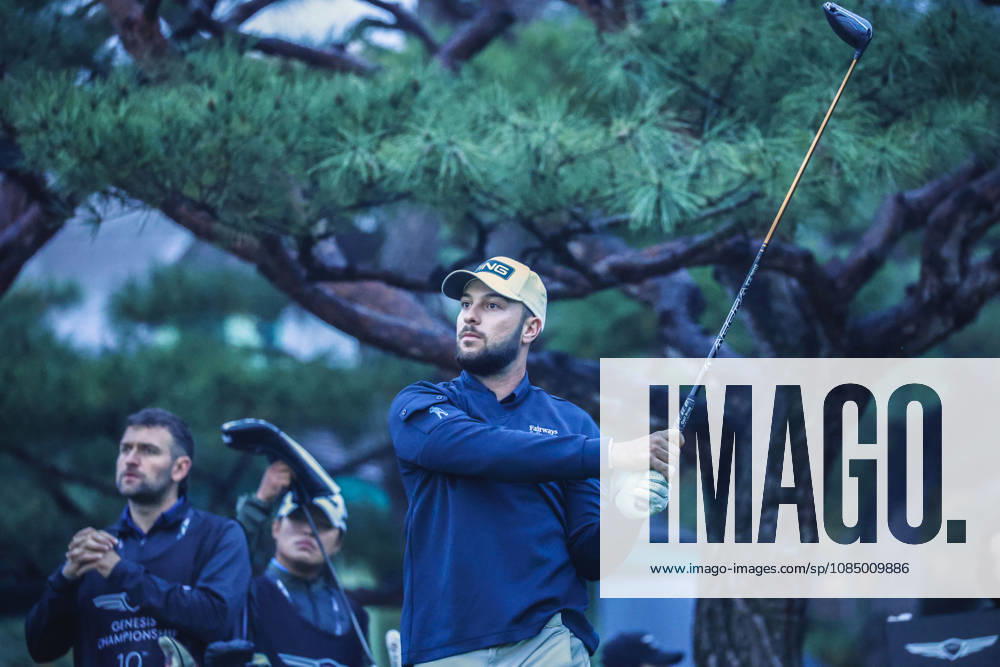 Oct 25, 2026-Cheonan, South Korea-Rocco REPETTO TAYLOR of Spain action on 1th Tee during a DP World Tour Genesis Championship Final Round at Woo Jeong Hills CC in Cheonan, South Korea. Cheonan SOUTH KOREA - ZUMAr168 20261025_aap_r168_055