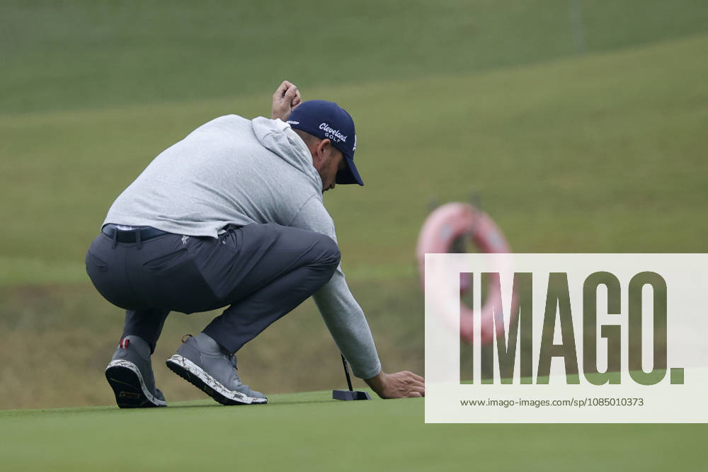 Oct 25, 2026-Cheonan, South Korea-Brandon ROBINSON THOMPSON of England action on 1th Green during a DP World Tour Genesis Championship Final Round at Woo Jeong Hills CC in Cheonan, South Korea. Cheonan SOUTH KOREA - ZUMAr168 20261025_aap_r168_008