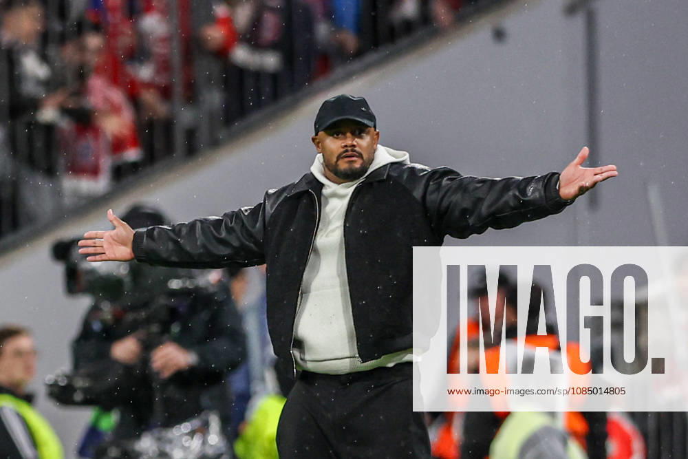 Coach Vincent Kompany of Bayern Munich seen during UEFA Champions League 2026 2027 match between Bayern Munich and Arsenal at Allianz Arena. Final score Bayern Munich 2 : 2 Arsenal Munich Germany - ZUMAs197 20261021_aab_s197_020