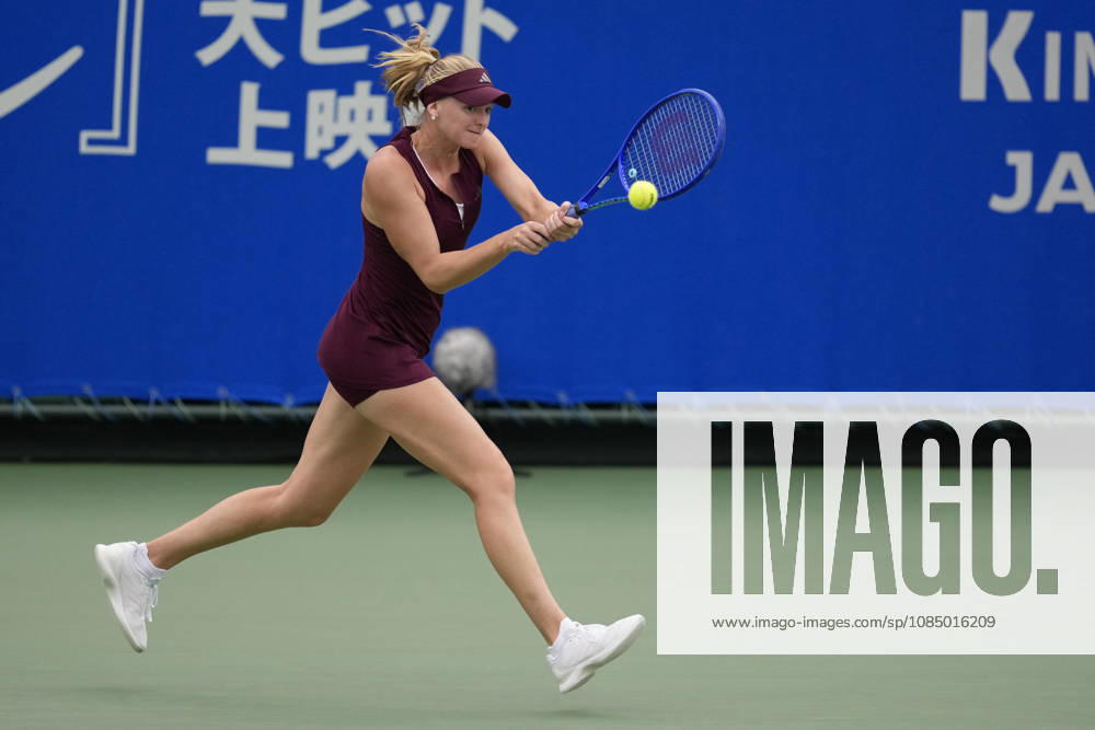 WTA, Tennis Damen Kinoshita Group Japan Open - Day 7 Ashlyn Krueger of the United States plays during her Singles Final match against Katerina Siniakova of the Czech Republic at the 2026 Kinoshita Group Japan Open Women s tennis tournament at Utsubo Tennis Center in Osaka, Japan, on October 25, 2026. Osaka Japan