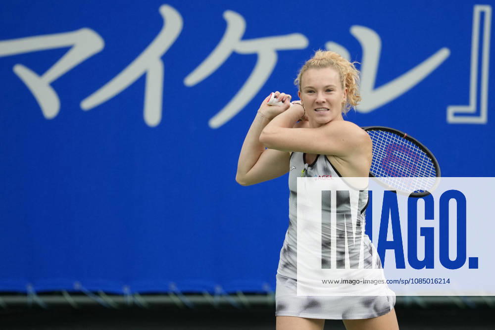 WTA, Tennis Damen Kinoshita Group Japan Open - Day 7 Katerina Siniakova (CZE) plays during her Singles Final match against Ashlyn Krueger (USA) at the 2026 Kinoshita Group Japan Open Women s tennis tournament at Utsubo Tennis Center in Osaka, Japan, on October 25, 2026. Osaka Japan