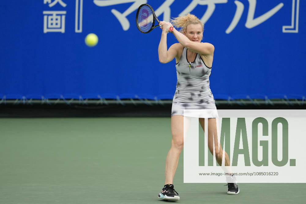 WTA, Tennis Damen Kinoshita Group Japan Open - Day 7 Katerina Siniakova (CZE) plays during her Singles Final match against Ashlyn Krueger (USA) at the 2026 Kinoshita Group Japan Open Women s tennis tournament at Utsubo Tennis Center in Osaka, Japan, on October 25, 2026. Osaka Japan