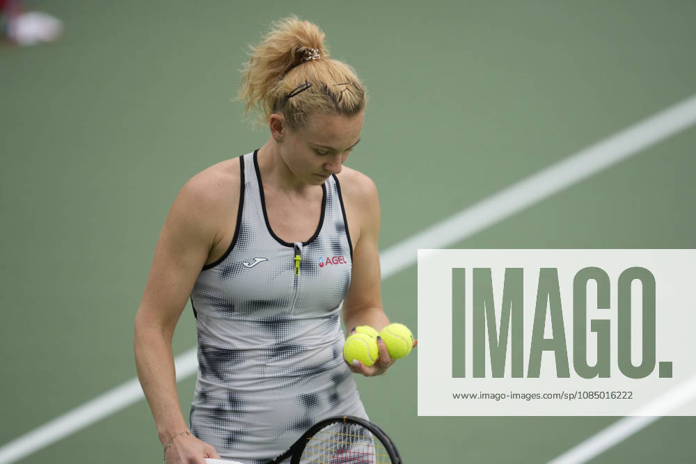 WTA, Tennis Damen Kinoshita Group Japan Open - Day 7 Katerina Siniakova (CZE) plays during her Singles Final match against Ashlyn Krueger (USA) at the 2026 Kinoshita Group Japan Open Women s tennis tournament at Utsubo Tennis Center in Osaka, Japan, on October 25, 2026. Osaka Japan