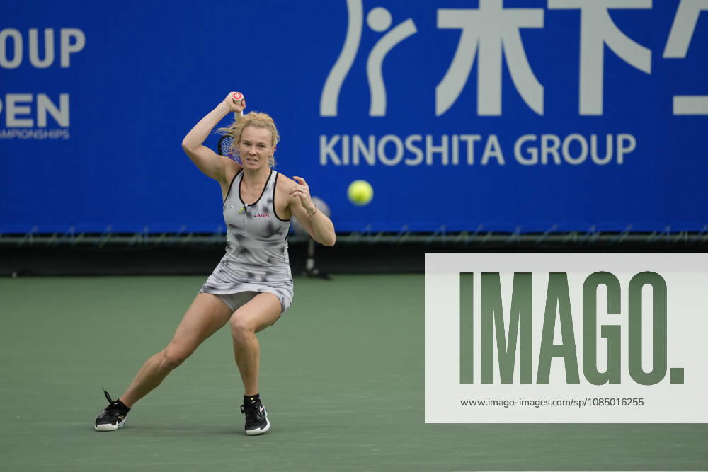 WTA, Tennis Damen Kinoshita Group Japan Open - Day 7 Katerina Siniakova (CZE) plays during her Singles Final match against Ashlyn Krueger (USA) at the 2026 Kinoshita Group Japan Open Women s tennis tournament at Utsubo Tennis Center in Osaka, Japan, on October 25, 2026. Osaka Japan
