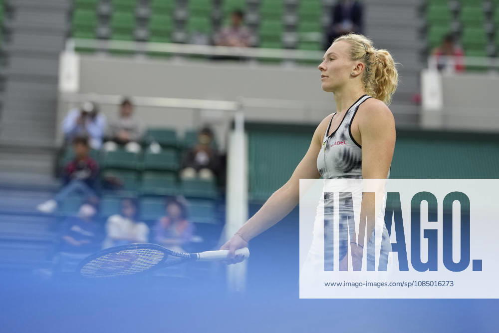 WTA, Tennis Damen Kinoshita Group Japan Open - Day 7 Katerina Siniakova (CZE) plays during her Singles Final match against Ashlyn Krueger (USA) at the 2026 Kinoshita Group Japan Open Women s tennis tournament at Utsubo Tennis Center in Osaka, Japan, on October 25, 2026. Osaka Japan