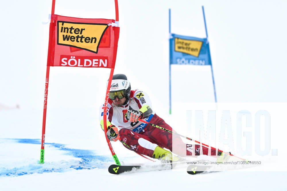 Stefan Brennsteiner of Austria in action during the first run of the Men s Giant Slalom race of the Audi FIS Alpine Skiing World Cup season opening race on the Rettenbach glacier, Soelden on October 25, 2026 in Soelden, Austria. (Photo by Igor Kupljenik Sports Press Photo)