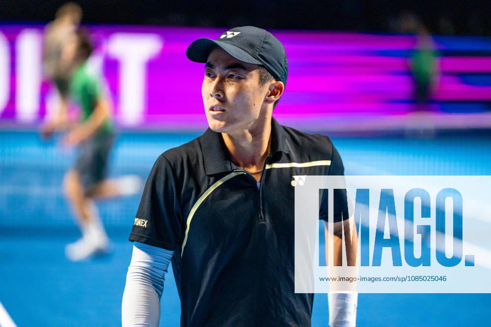 BASEL, SWITZERLAND, OCTOBER 25 — Rinky Hijikata of Australia during Day 2 of the Swiss Indoors Basel at St. Jakobshalle on October 25, 2026, in Basel, Switzerland