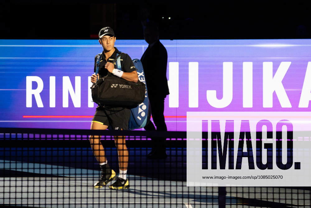 BASEL, SWITZERLAND, OCTOBER 25 — Rinky Hijikata of Australia before Day 2 of the Swiss Indoors Basel at St. Jakobshalle on October 25, 2026, in Basel, Switzerland