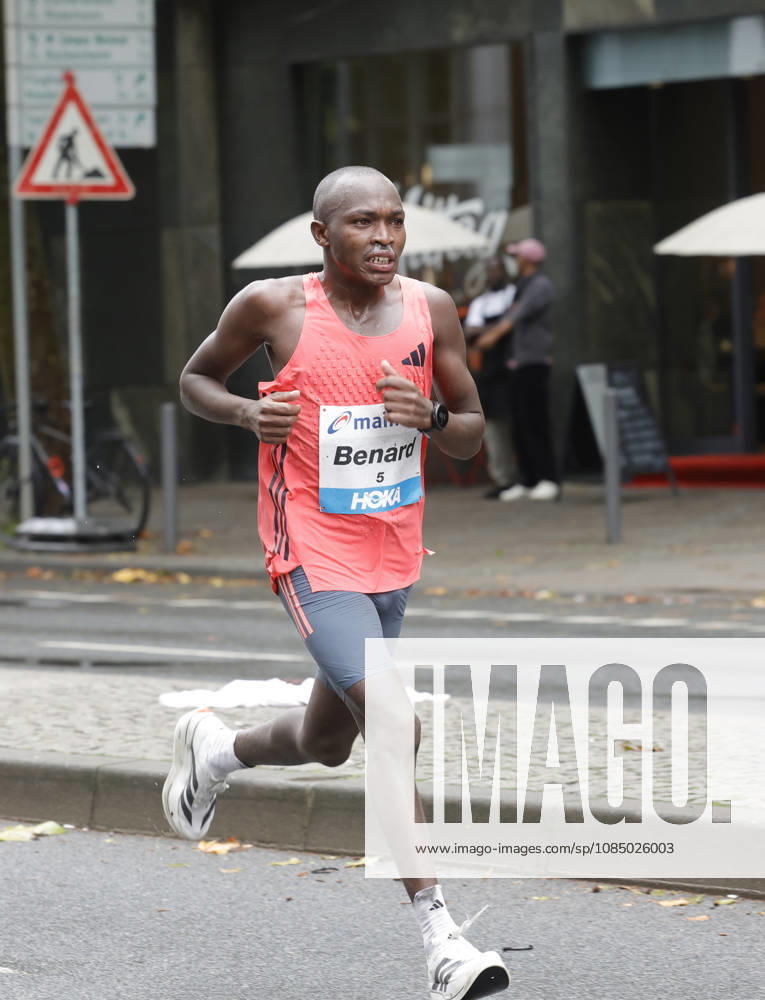 Track and Field 43 Mainova Frankfurt Marathon: 3rd place for Benard Biwott of Kenya; Winner: 2024 Frankfurt, Main, Hesse, Germany