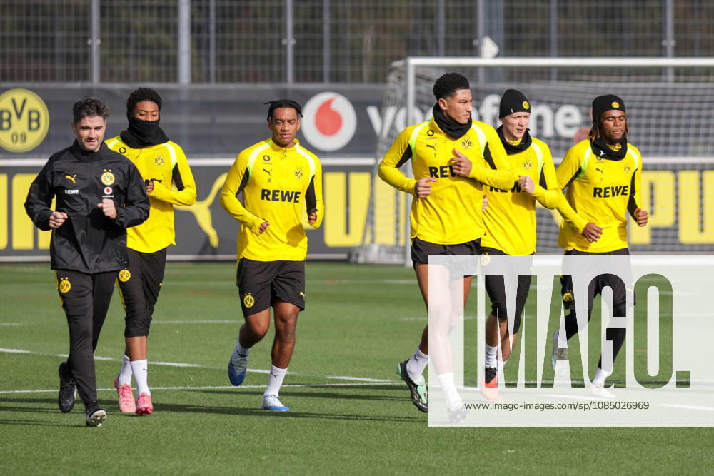 Soccer, Bundesliga 1, Borussia Dortmund Training: Jobe Bellingham, Filippo Mane, Maximilian Beier, Carney Chukwuemeka, Borussia Dortmund, Dortmund