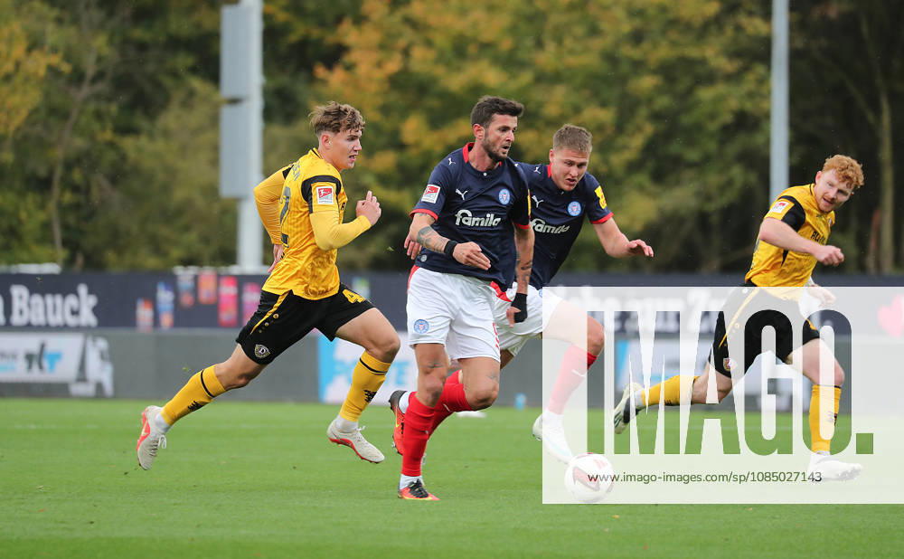Shot on goal for the 1-0 lead by Giorgi Kvilitaia (Holstein Kiel); on the right, Phil Harres (Holstein Kiel). Soccer, Men s, 2026–2027 season, 2. Bundesliga, Holstein Stadium, Holstein Kiel vs. Dynamo Dresden. DFL regulations prohibit any use of photographs as image sequences and or quasi-video.