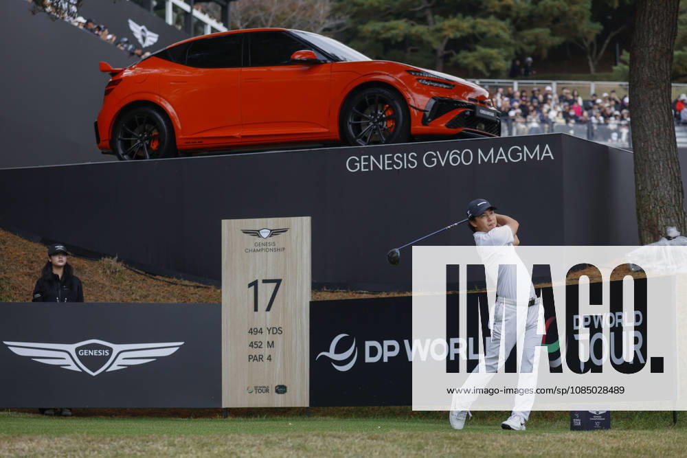 Oct 25, 2026-Cheonan, South Korea-Yuto KATSURAGAWA of Japan action on 17th Tee during a DP World Tour Genesis Championship Final Round at Woo Jeong Hills CC in Cheonan, South Korea. Cheonan SOUTH KOREA - ZUMAr168 20261025_aap_r168_071