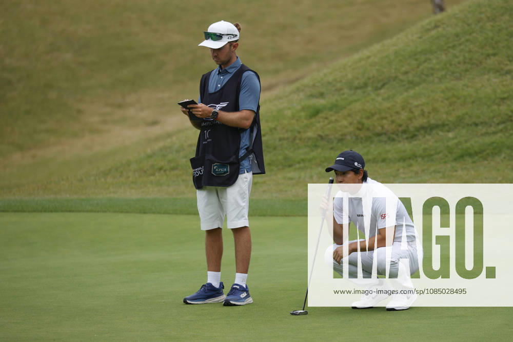 Oct 25, 2026-Cheonan, South Korea-Yuto KATSURAGAWA of Japan action on 16th Green during a DP World Tour Genesis Championship Final Round at Woo Jeong Hills CC in Cheonan, South Korea. Cheonan SOUTH KOREA - ZUMAr168 20261025_aap_r168_075