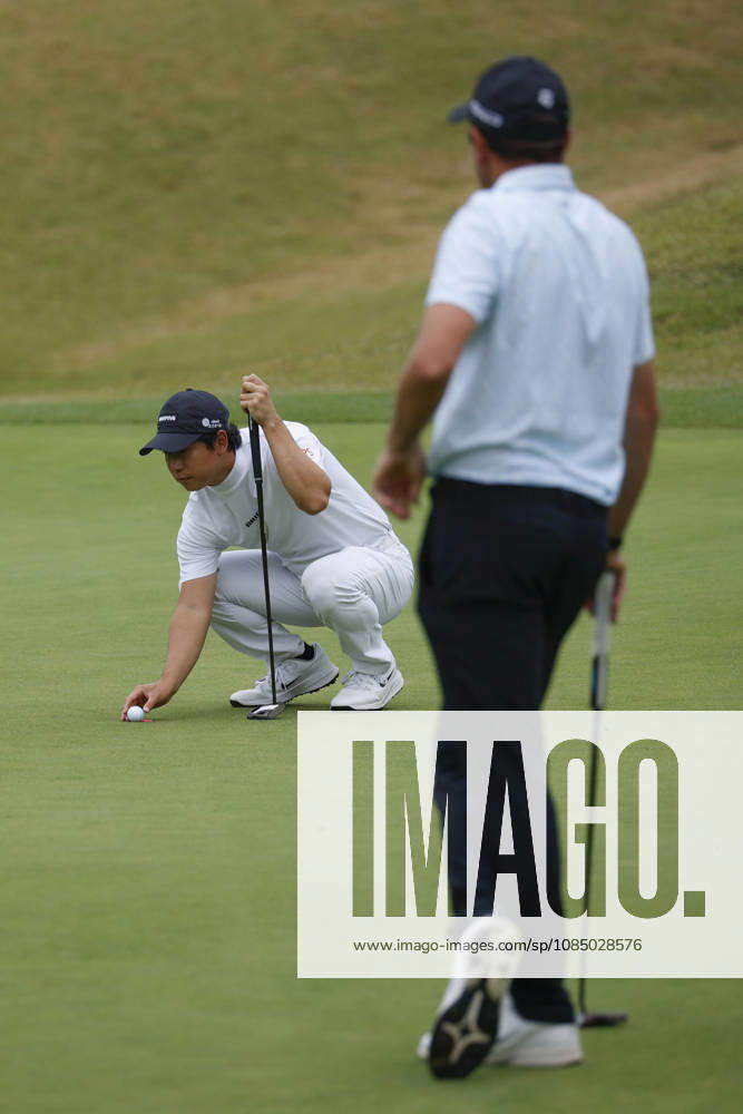Oct 25, 2026-Cheonan, South Korea-Yuto KATSURAGAWA of Japan action on 16th Green during a DP World Tour Genesis Championship Final Round at Woo Jeong Hills CC in Cheonan, South Korea. DP Tour Genesis Championship Final Round - ZUMAr168 20261025_aap_r168_068