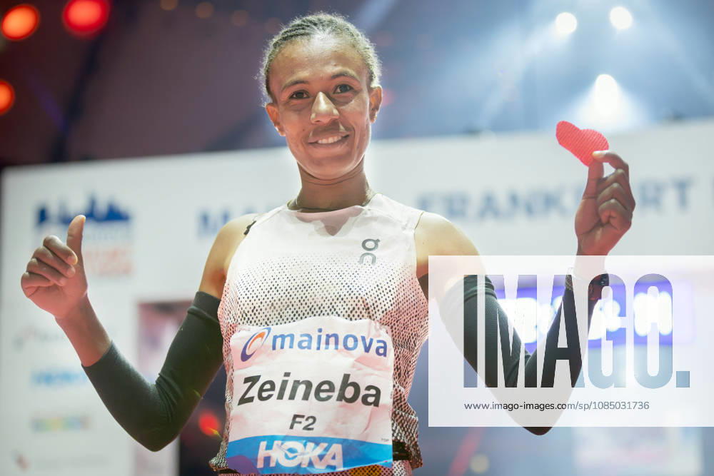 Mainova Frankfurt Marathon 2026: Zeineba Yimer of Ethiopia Wins the Women’s Race at the Mainova Frankfurt Marathon on October 25, 2026, in Frankfurt am Main, Frankfurt am Main, Hesse, Germany; Festhalle, Race Course
