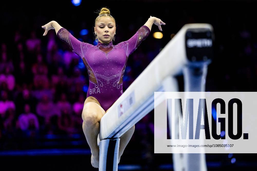 ROTTERDAM - Flavia Saraiva (BRA) during the balance beam apparatus final at the World Gymnastics Championships in Rotterdam Ahoy. IRIS VAN DEN BROEK ANP ANPxSportx IVx 573608827 originalFilename: 573608827