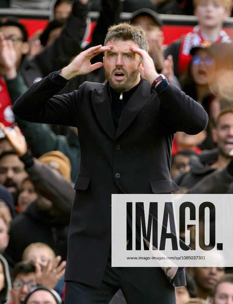 Manchester United, ManU v AFC Bournemouth - Premier League - Old Trafford - Manchester. Manchester United v AFC Bournemouth - Premier League - Old Trafford - Manchester. Manchester United Manager Michael Carrick. Picture : Mark Pain MANCHESTER England