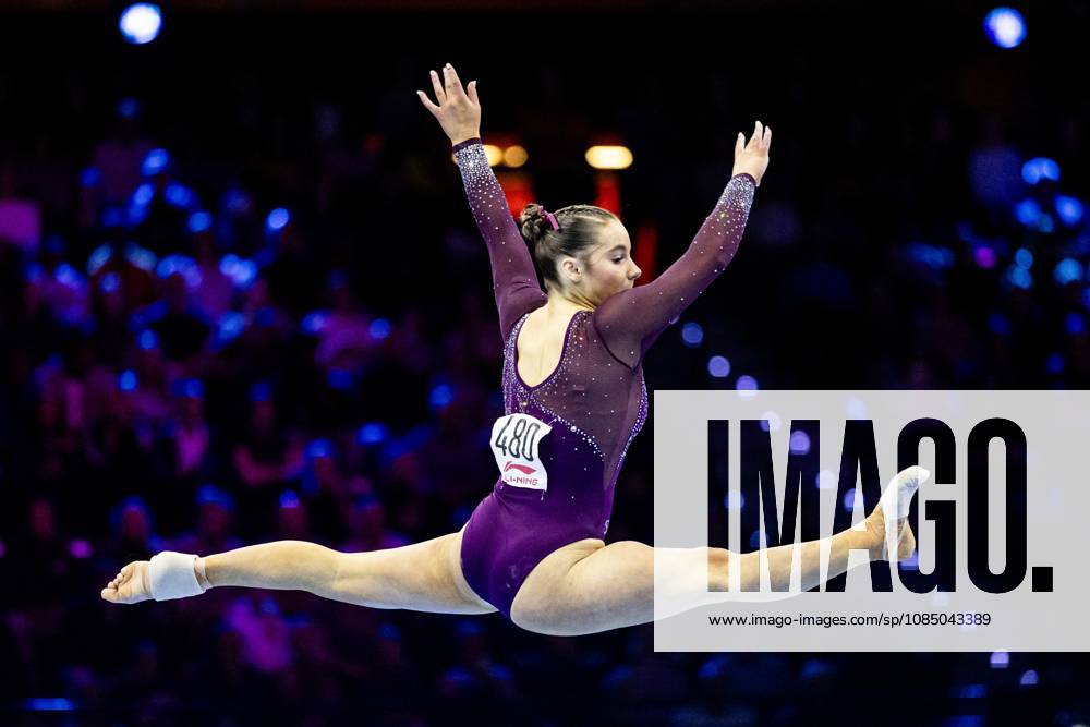 ROTTERDAM - Abigail Martin (GBR) during the floor apparatus final at the World Gymnastics Championships in Rotterdam Ahoy. IRIS VAN DEN BROEK ANP ANPxSportx IVx 573619868 originalFilename: 573619868
