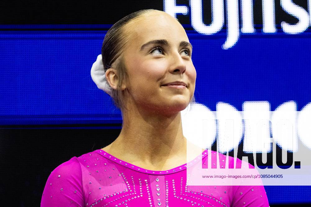 ROTTERDAM - Claire Pease (USA) during the floor apparatus final at the World Gymnastics Championships in Rotterdam Ahoy. IRIS VAN DEN BROEK ANP ANPxSportx IVx 573622044 originalFilename: 573622044