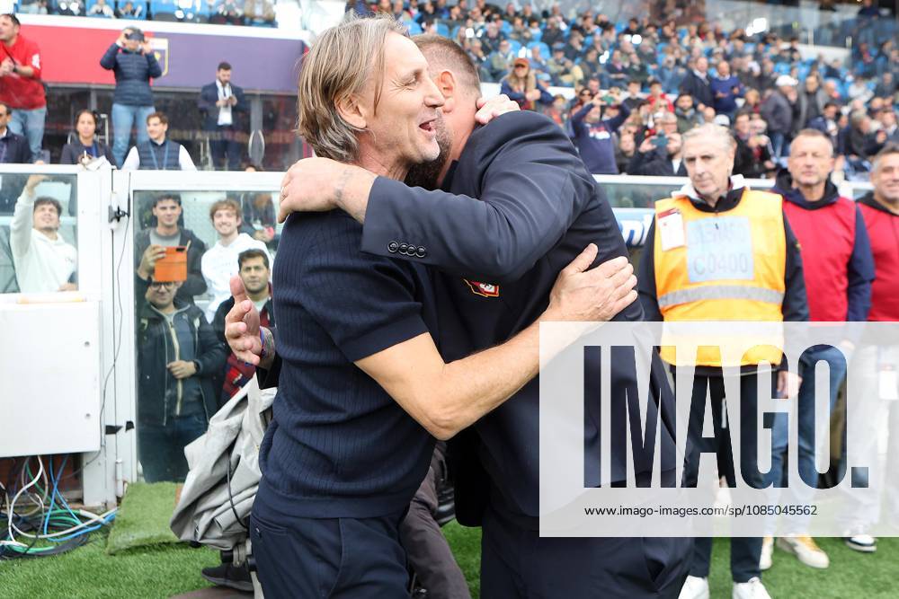 Foto IPP ACG Genova 25 10 2026 Campionato Serie A 2026 2027 Genoa-Venezia nella foto: Davide Nicola, De Rossi Daniele Italy Photo Press World Copyright Genova italy Italia ITALY