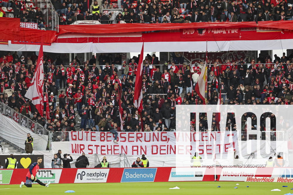 FC Bayern Munich Fan Choreography, Ultras, Germany, Soccer, Bundesliga 1, Matchday 7, 2026–2027, SC Freiburg vs. FC Bayern Munich, October 25, 2026, Freiburg im Breisgau, Europa-Park Stadium, Germany