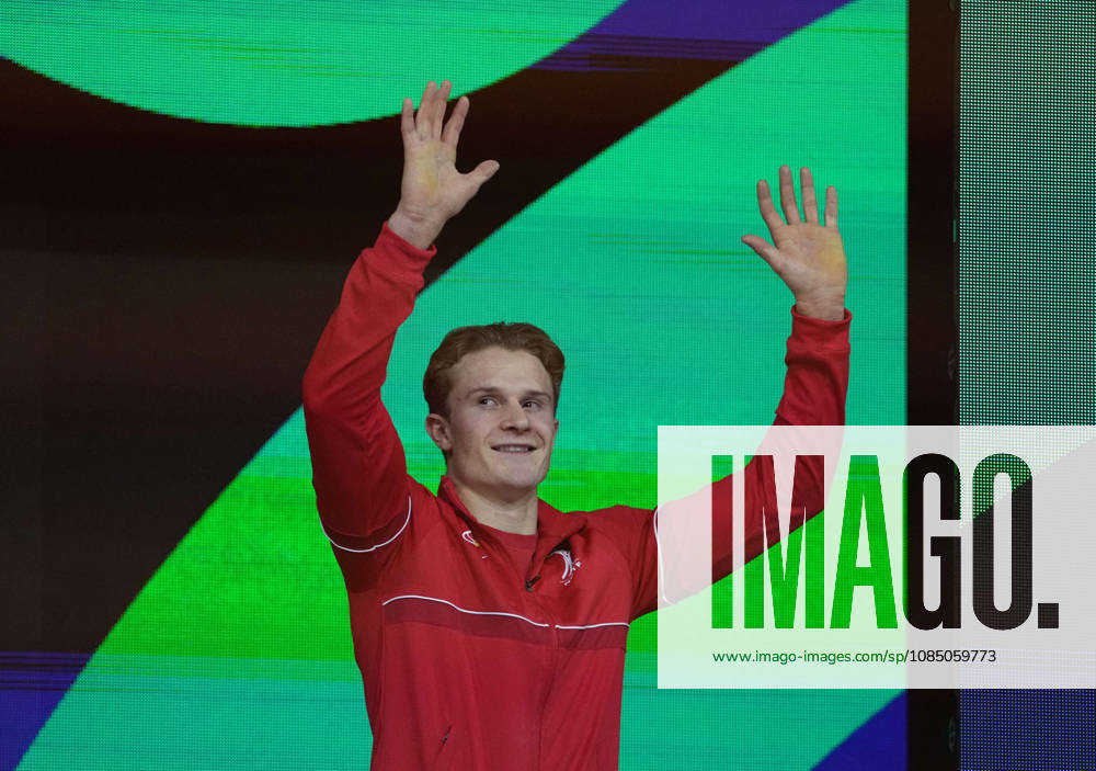 Sebastian Sponevik of Norway wins bronze in the vault during the Artistic Gymnastics competition on Day 9 of the World Championships at Ahoy in Rotterdam, Netherlands, on October 25, 2026. DeFodi Images