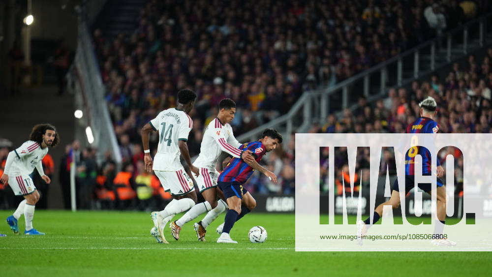 La Liga EA Sports match between FC Barcelona, Barca and Real Madrid played at Spotify Camp Nou Stadium on 25 Oct 2026 in Barcelona, Spain. (Photo by Bagu Blanco PRESSINPHOTO)